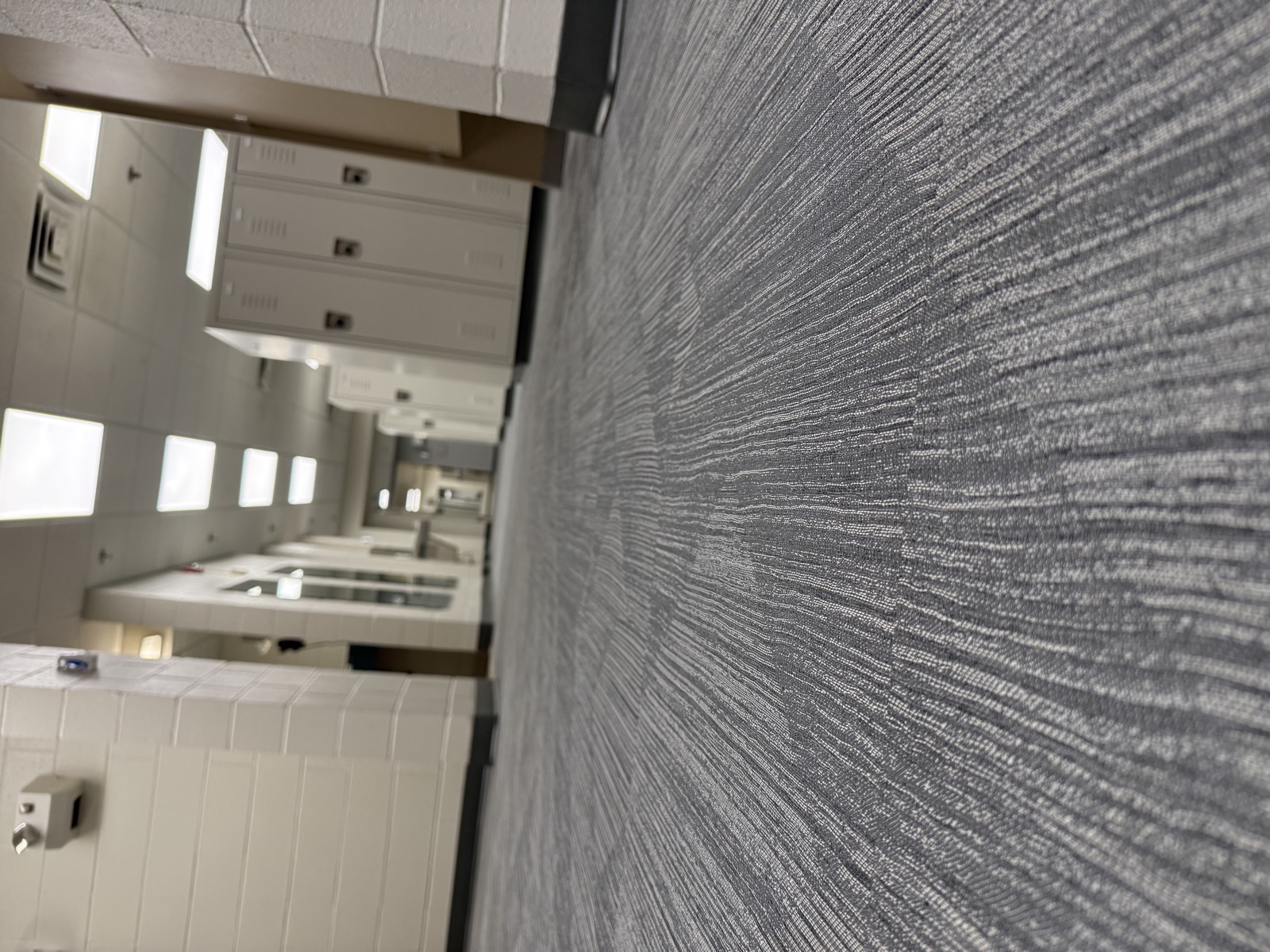 Dowd YMCA locker room renovation — second view